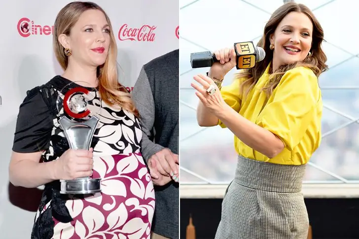 Drew Barrymore – Lost 20 Pounds Through An Assortment Of Physical Activities