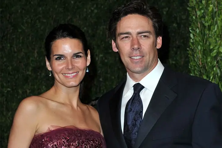 New York Giants’ Jason Sehorn & Actress Angie Harmon