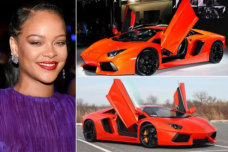 RIHANNA – LAMBORGHINI AVENTADOR, ESTIMÉE À ENVIRON 750 000 DOLLARS