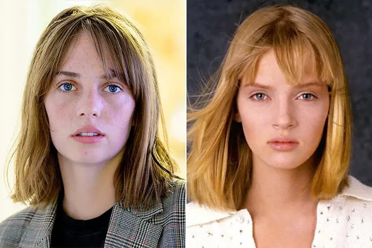 Maya Hawke és Uma Thurman