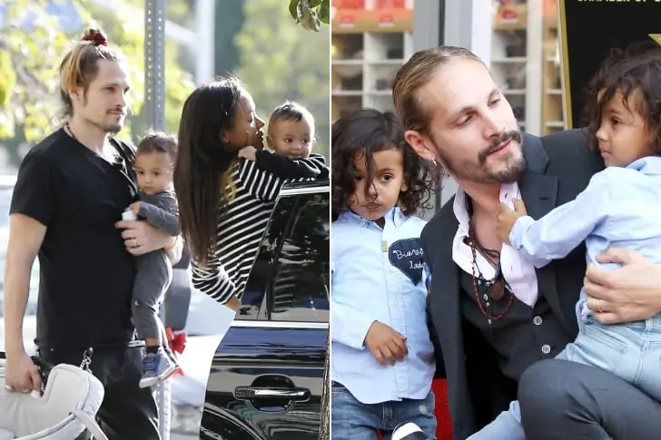 Bowie & Cy Aridio Perego-Saldana, Kids of Zoe Saldana – Attend Red Carpet Events