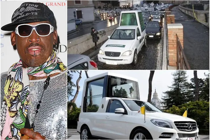 Dennis Rodman – Popemobile, Est. $500K