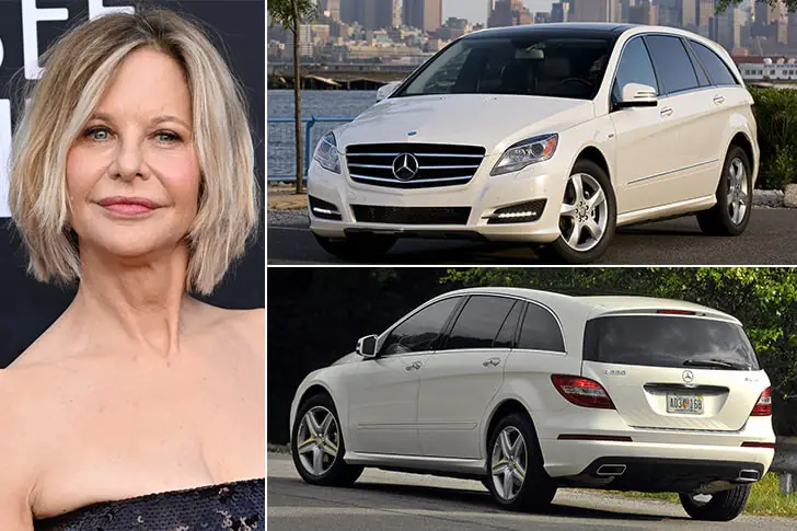 Meg Ryan – Mercedes-Benz R-Class, Estimated $25K