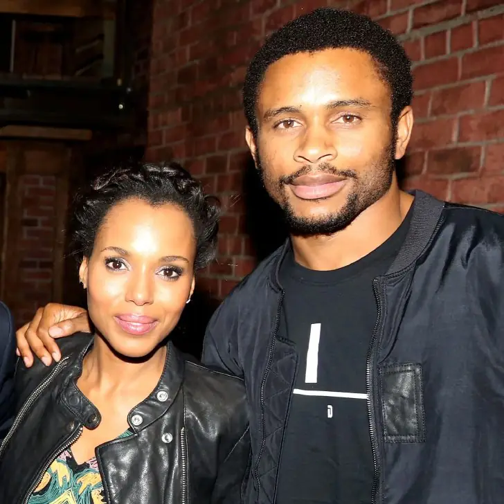 Nnamdi Asomugha and Kerry Washington