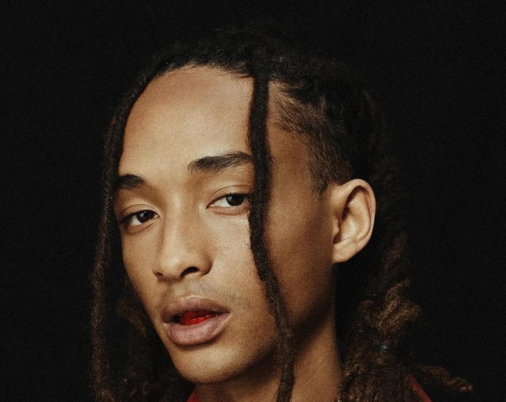 Jaden Smith Strips Down to Red Paint for His Debut Christian Louboutin Collection