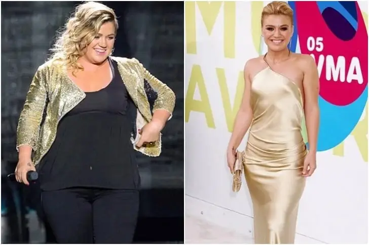 Kelly Clarkson (39 anos) – 17Kg
