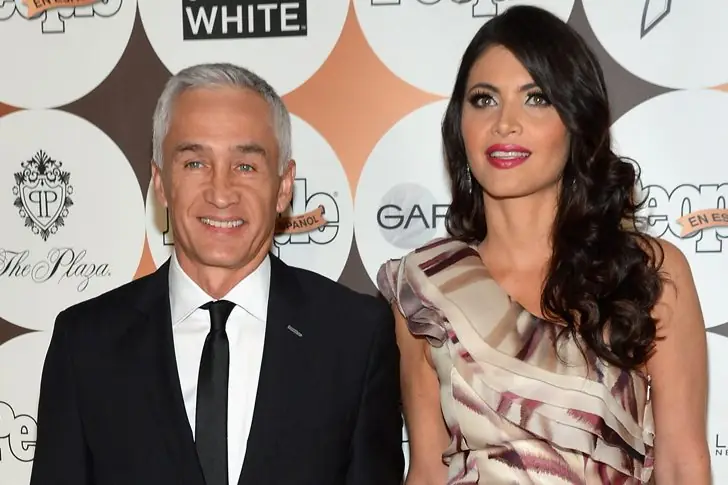 Jorge Ramos (1958) y Chiquinquirá Delgado (1972) – 10 de años de relación