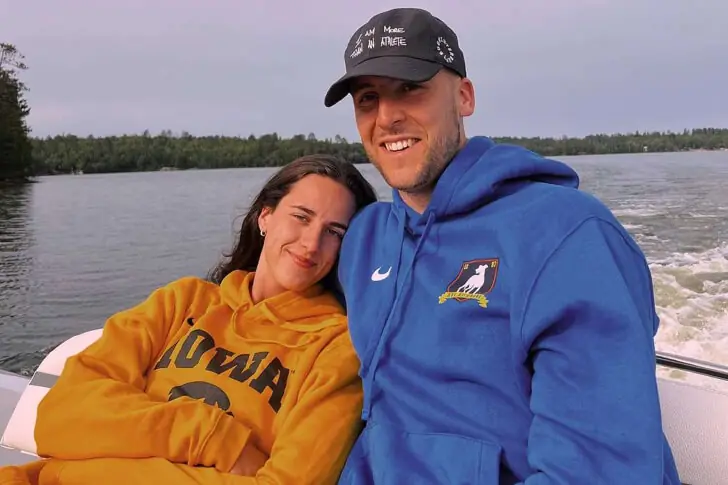 Caitlin Clark and Connor McCaffery