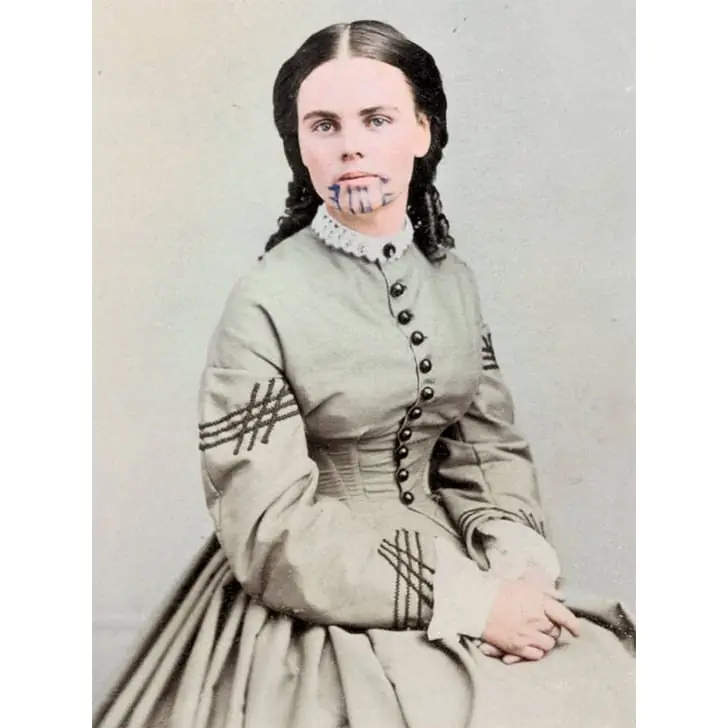 Olive Oatman – Circa 1863