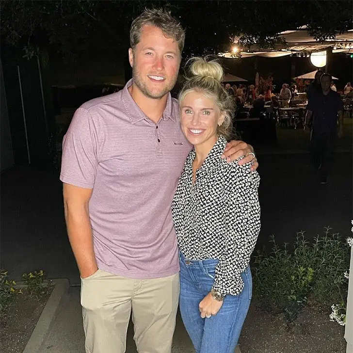 Matthew Stafford and Kelly Stafford