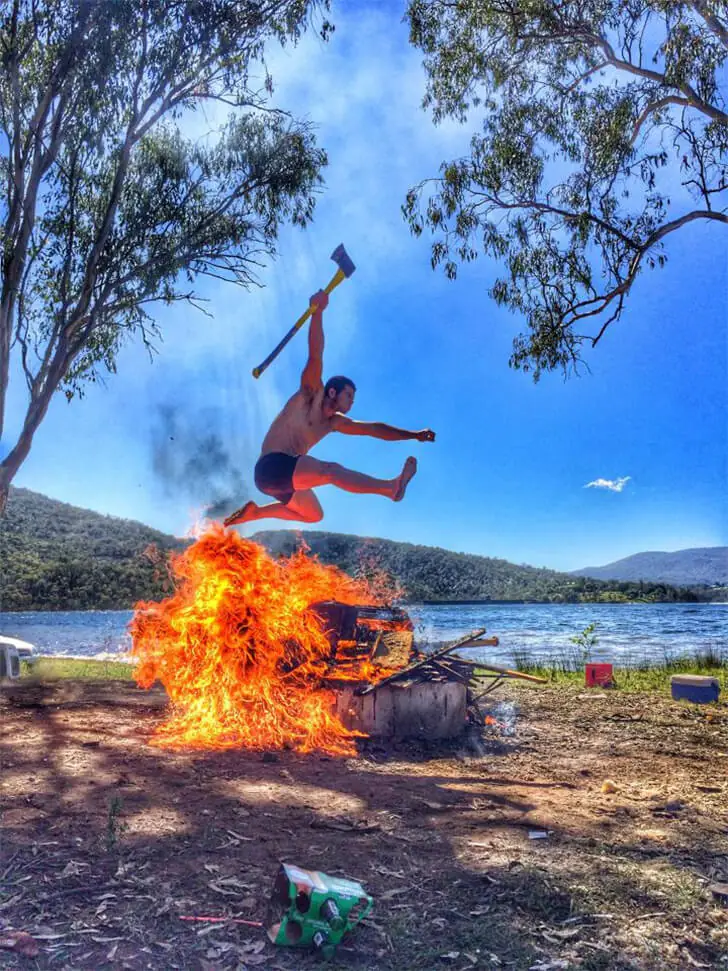 Camping mit Adrenalin-Kick