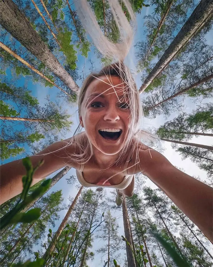 Selfie mit Twist