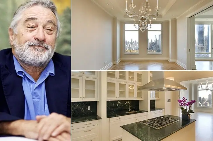 Robert De Niro –  125.000 dólares mensuales en Nueva York