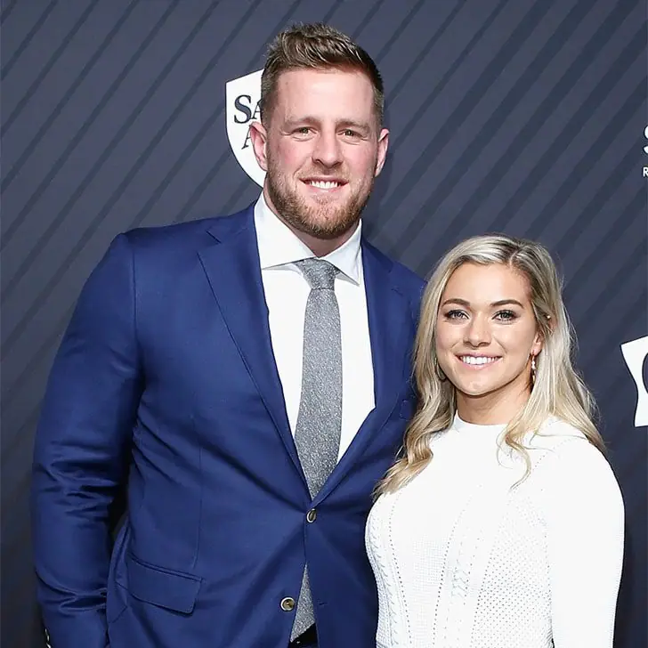 J.J. Watt and Kealia Ohai