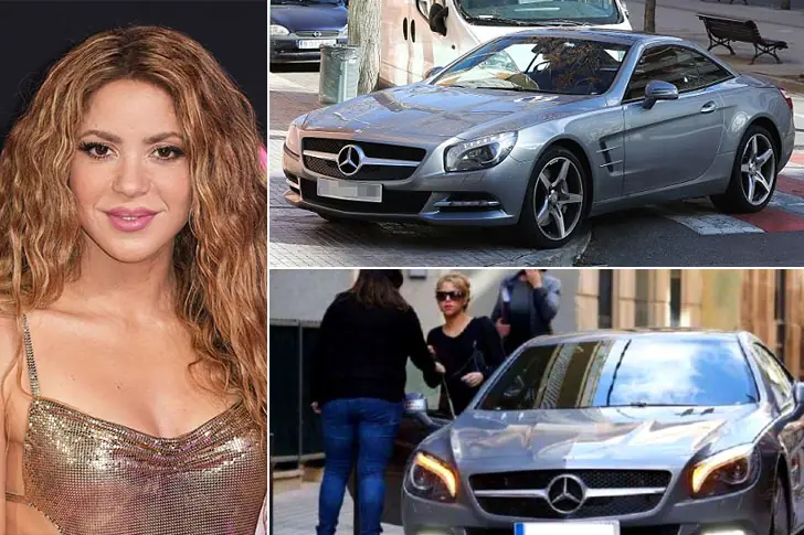 Shakira – Mercedes Benz SL550, Estimated $57K