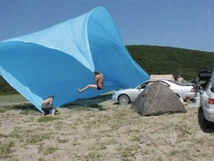 Wenn Camper fliegen lernen