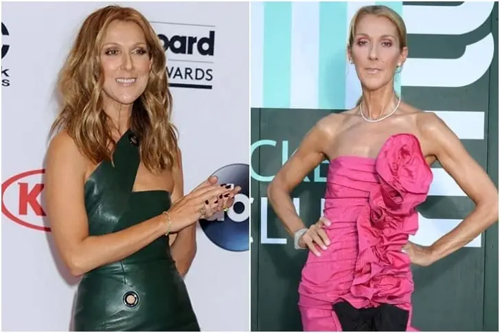 Celine Dion (53 anos) – 07 Kg