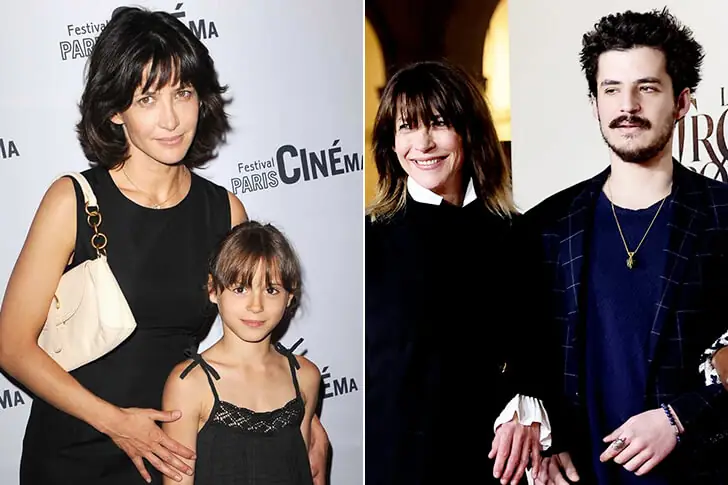 Vincent, Juliette et Sophie Marceau