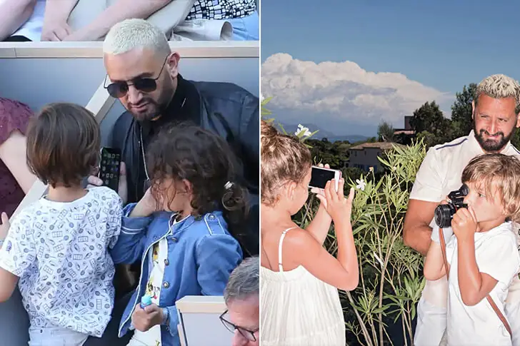 Lino, Bianca et Cyril Hanouna