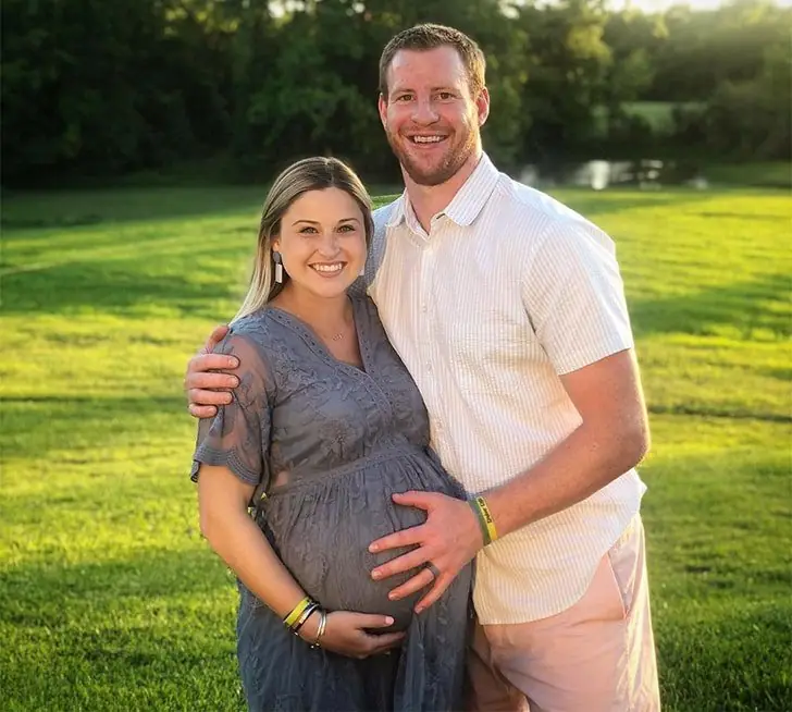 Carson Wentz and Madison Oberg
