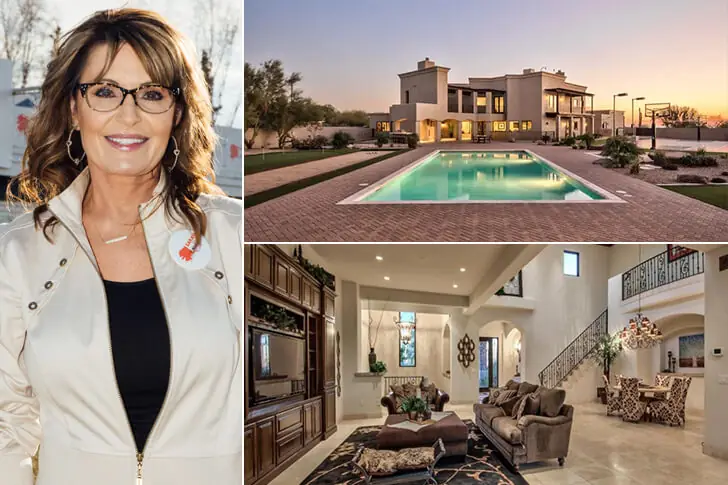 Sarah Palin – Scottsdale, Arizona, $2.5 Million