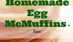 egg McMuffins, homemade egg McMuffins, english muffin