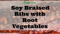 Ribs and Radish, Recipe idea, braised ribs