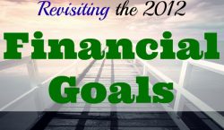 2012 financial goals, financial goals, financial expectations