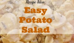 Easy potato salad, bbq side dish, bbq season, side dish