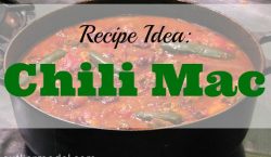 Chili Mac, slow cooker, chili, mac, pasta, chili beans