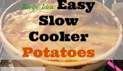 Easy Slow Cooker Potatoes, baked potatoes, potato