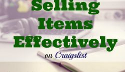 Selling items effectively, selling, craigslist, seller