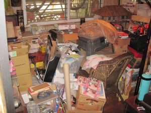 cluttered room, hoarding, hoarding problems, collecting stuff