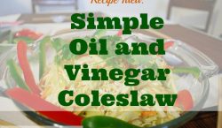 Oil and Vinegar Coleslaw, salad, coleslaw, healthy salad, healthy recipe