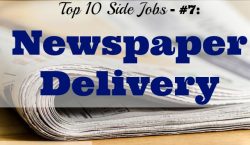 stack of newspapers, Top 10 Side Jobs, newspaper delivery, newspaper boy