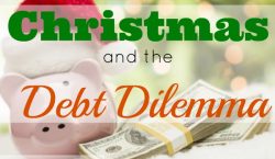 Debt Dilemma, christmas shopping