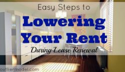 lease renewal, renting, renting a place, lowering rental options