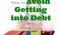 avoid debt, holiday tips, debt free shopping