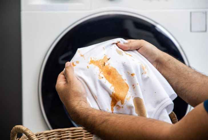 Laundry mistakes - Not pre-treating stains 